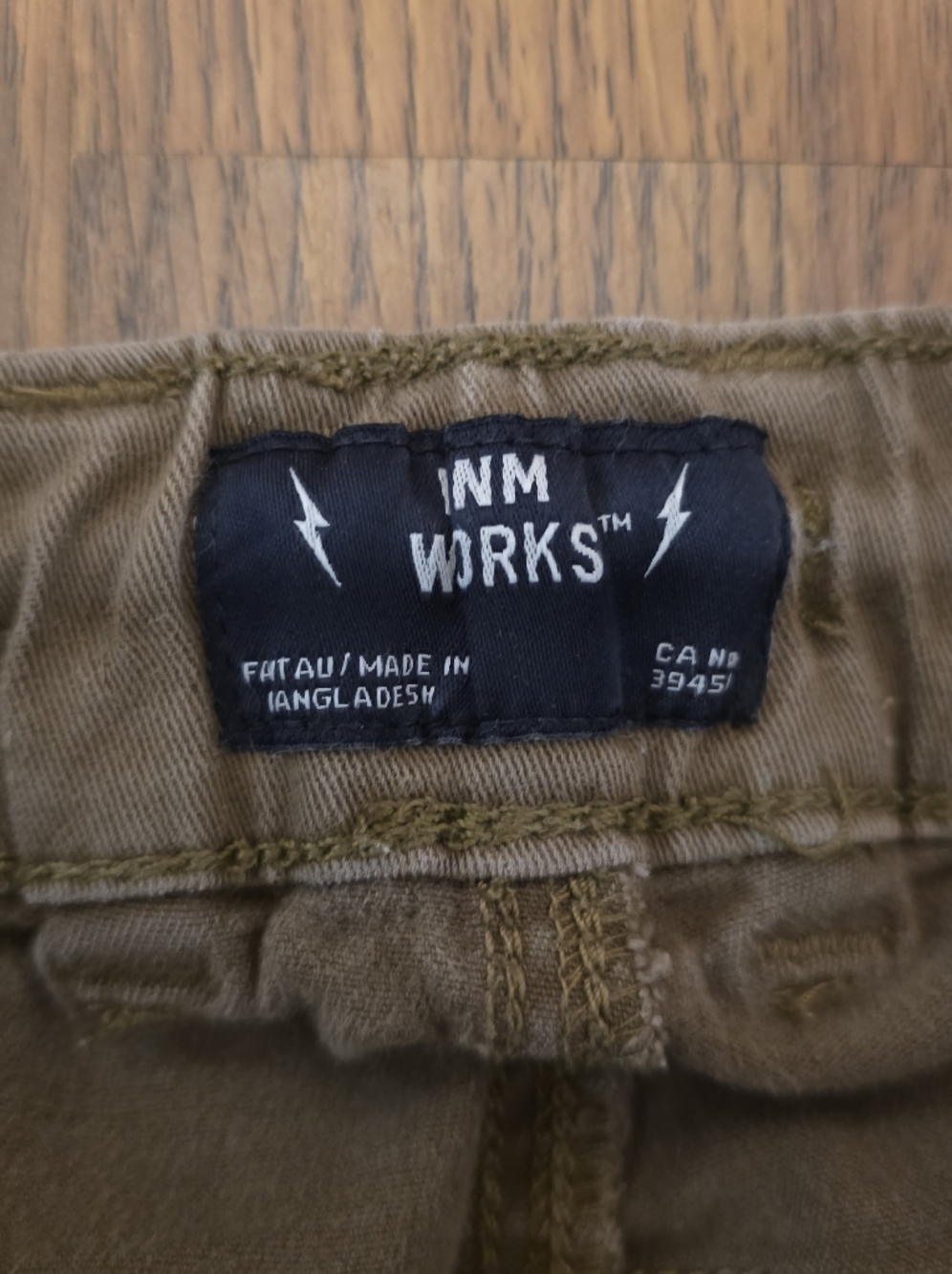 Jeaniologie Cohen TWL Men’s Joggers Slim Fit Cargo Pants L 32 Khaki Twill F16 - Picture 7 of 16
